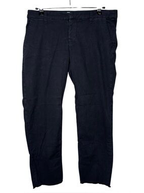 Frank & Eileen Wicklow Pants The Italian Performance Twill Black Trouser Women 8